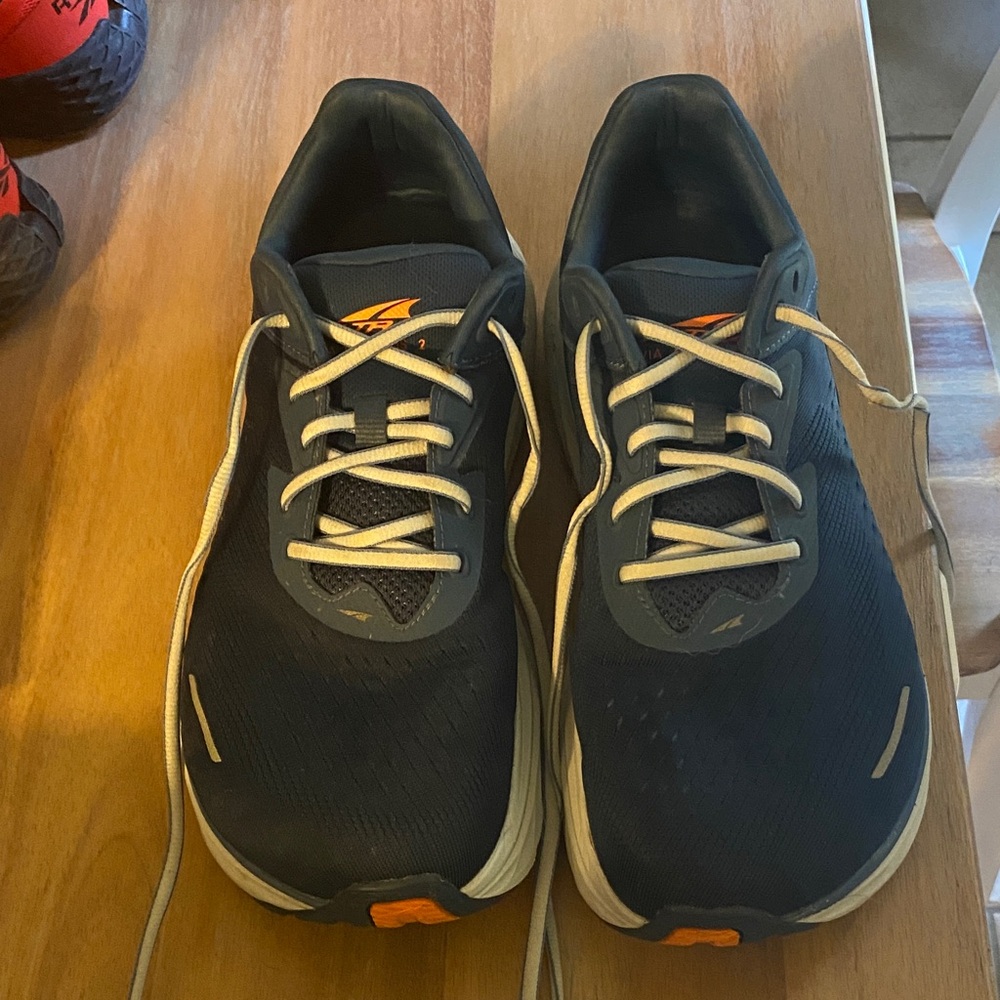 Altra Men's Black and Orange Athletic Shoes
